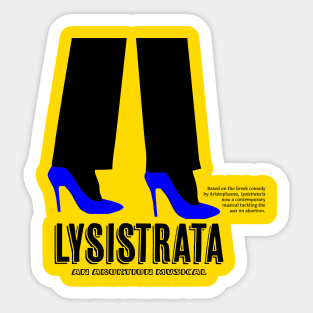 Lysistrata In Heels (Varient) Sticker